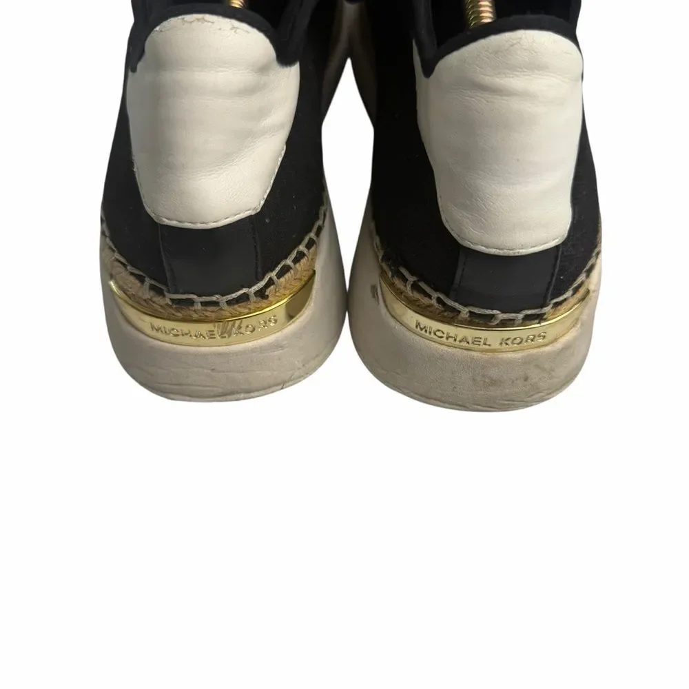 Michael Kors Finch Canvas and Leather sneakers